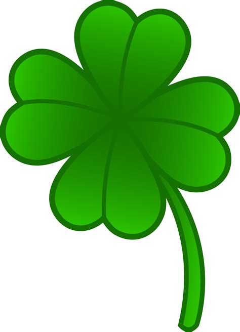 four leaf clover clipart|4 leaf clover images free.